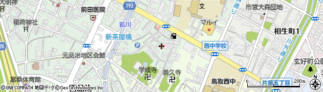 鳥取県鳥取市西品治824周辺の地図