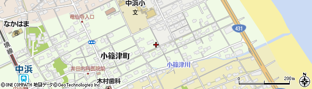 鳥取県境港市小篠津町253周辺の地図