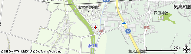 鳥取県鳥取市気高町八幡224周辺の地図