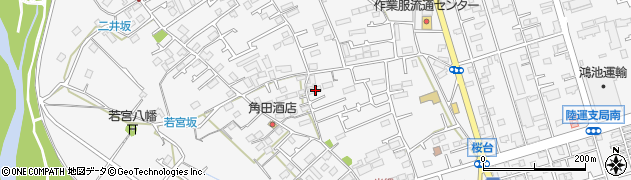 神奈川県愛甲郡愛川町中津3876周辺の地図