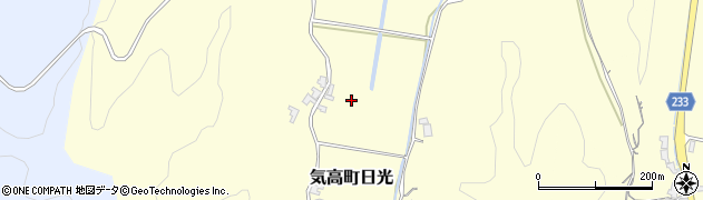 鳥取県鳥取市気高町日光周辺の地図
