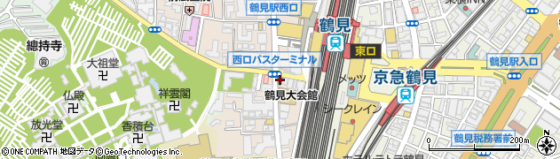 マクドナルド鶴見駅前店周辺の地図