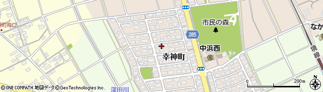 鳥取県境港市幸神町周辺の地図