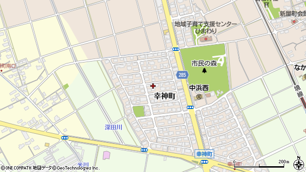 〒684-0056 鳥取県境港市幸神町の地図