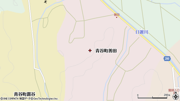 〒689-0511 鳥取県鳥取市青谷町善田の地図