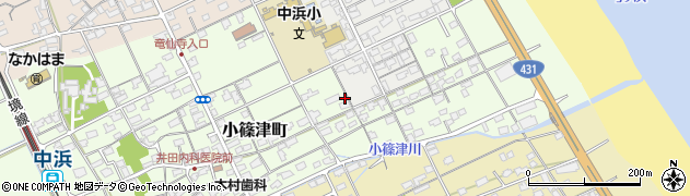 鳥取県境港市小篠津町255-5周辺の地図