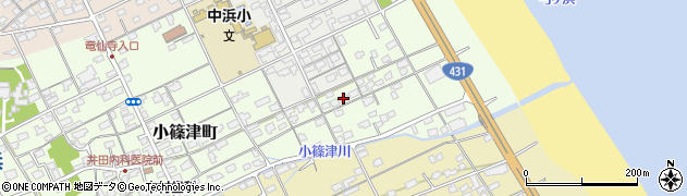 鳥取県境港市小篠津町316周辺の地図