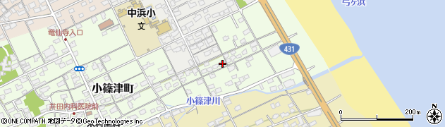 鳥取県境港市小篠津町320周辺の地図