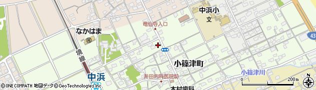 鳥取県境港市小篠津町459周辺の地図