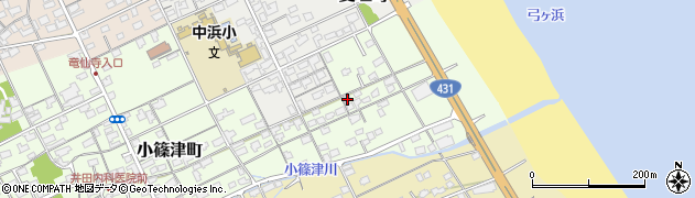 鳥取県境港市小篠津町322周辺の地図