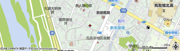 鳥取県鳥取市西品治705周辺の地図