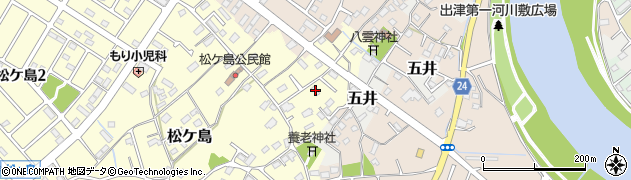 千葉県市原市松ケ島156周辺の地図