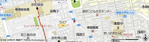 浅田３周辺の地図
