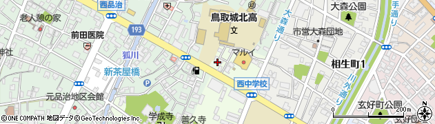 鳥取県鳥取市薬師町周辺の地図