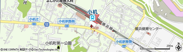 すき家小机駅前店周辺の地図