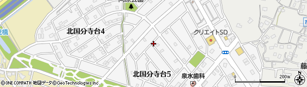 千葉県市原市北国分寺台周辺の地図