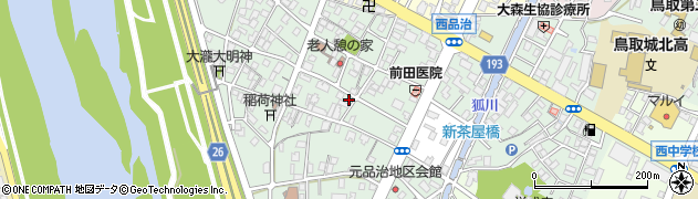 鳥取県鳥取市西品治662周辺の地図