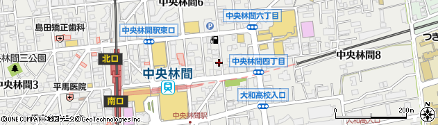 神奈川県大和市中央林間4丁目16-17周辺の地図