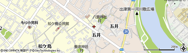 千葉県市原市松ケ島162周辺の地図
