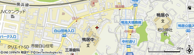 白山町高倉公園周辺の地図