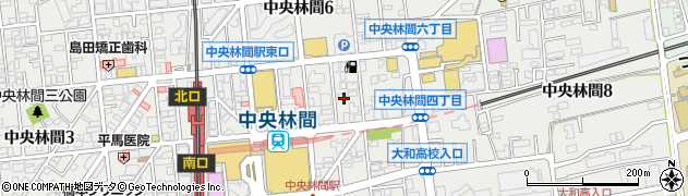 神奈川県大和市中央林間4丁目16-4周辺の地図