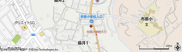 千葉県市原市藤井周辺の地図