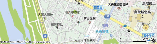 鳥取県鳥取市西品治652周辺の地図