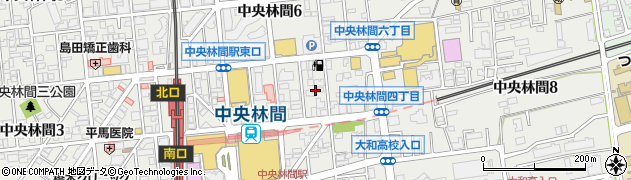 神奈川県大和市中央林間4丁目16周辺の地図