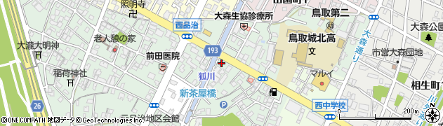 鳥取県鳥取市西品治780周辺の地図