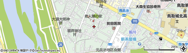 鳥取県鳥取市西品治665周辺の地図