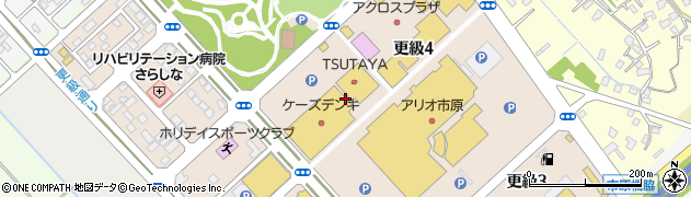 千葉県市原市更級周辺の地図
