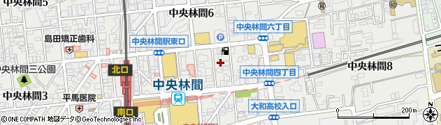 神奈川県大和市中央林間4丁目16-5周辺の地図