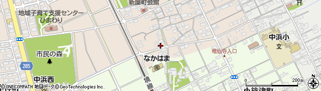 鳥取県境港市新屋町894周辺の地図