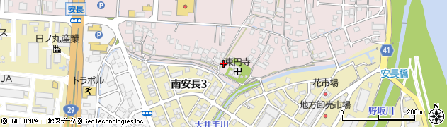 鳥取県鳥取市安長546周辺の地図