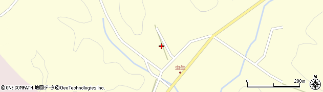 兵庫県豊岡市但東町虫生557周辺の地図