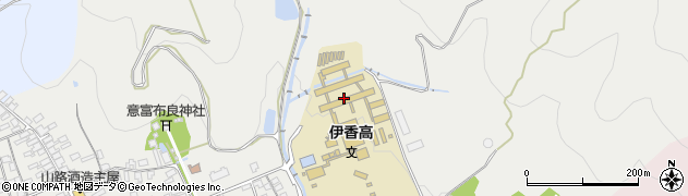 伊香高等学校　生徒指導課周辺の地図