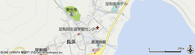 山梨県富士河口湖町（南都留郡）長浜周辺の地図