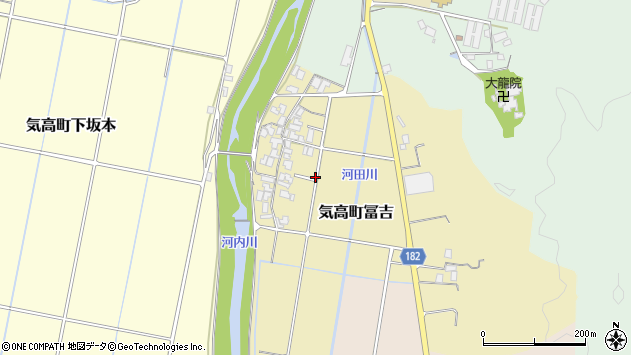 〒689-0215 鳥取県鳥取市気高町冨吉の地図
