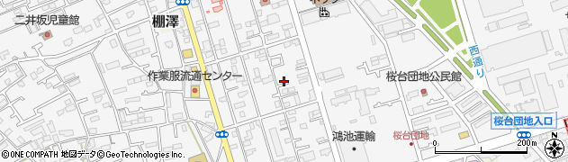 神奈川県愛甲郡愛川町中津7332周辺の地図
