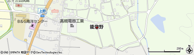 福井県三方上中郡若狭町能登野周辺の地図