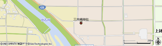 三木嶋神社周辺の地図