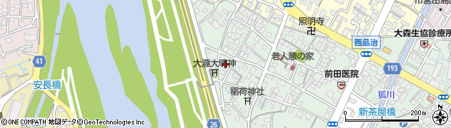 鳥取県鳥取市西品治554周辺の地図