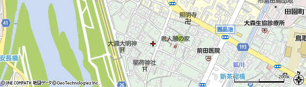 鳥取県鳥取市西品治587周辺の地図