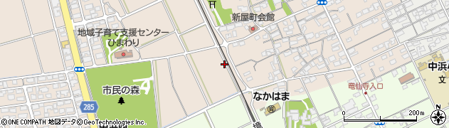 鳥取県境港市新屋町3414周辺の地図