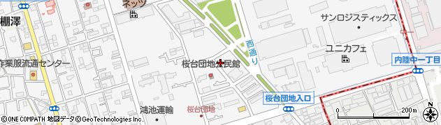 ファミリーマート愛川桜台店周辺の地図
