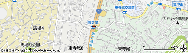 東寺尾周辺の地図