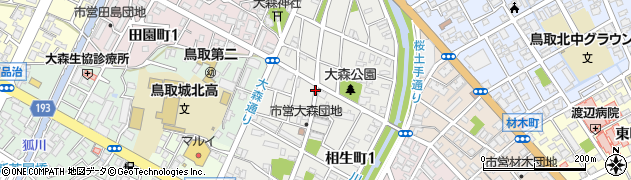 鳥取県鳥取市相生町周辺の地図