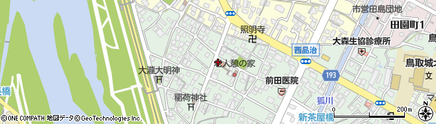 鳥取県鳥取市西品治675周辺の地図