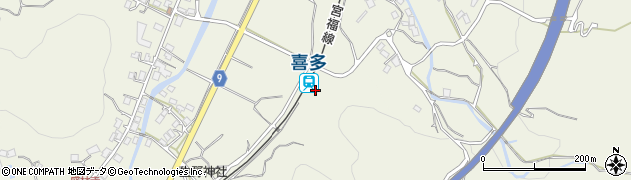 喜多駅周辺の地図