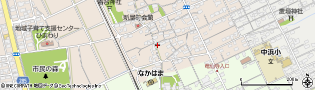 鳥取県境港市新屋町570周辺の地図